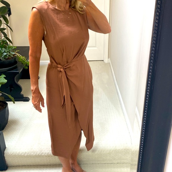 Zoe And Claire Mocha Dress - Picture 10 of 12